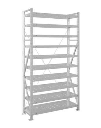 Стеллаж MS U 2500x700x800 10 полок (350 кг, перф) купить в Североморске