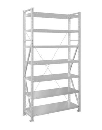 Стеллаж MS U 3000x700x800 7 полок (350 кг, металл) купить в Североморске