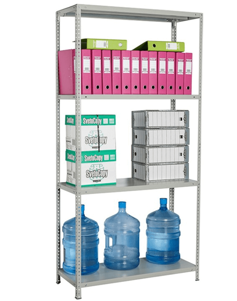 Стеллаж MS Standart 2000х1000х500 4 полки купить в Североморске Стеллаж MS Standart 2000х1000х500 4 полки купить в Североморске