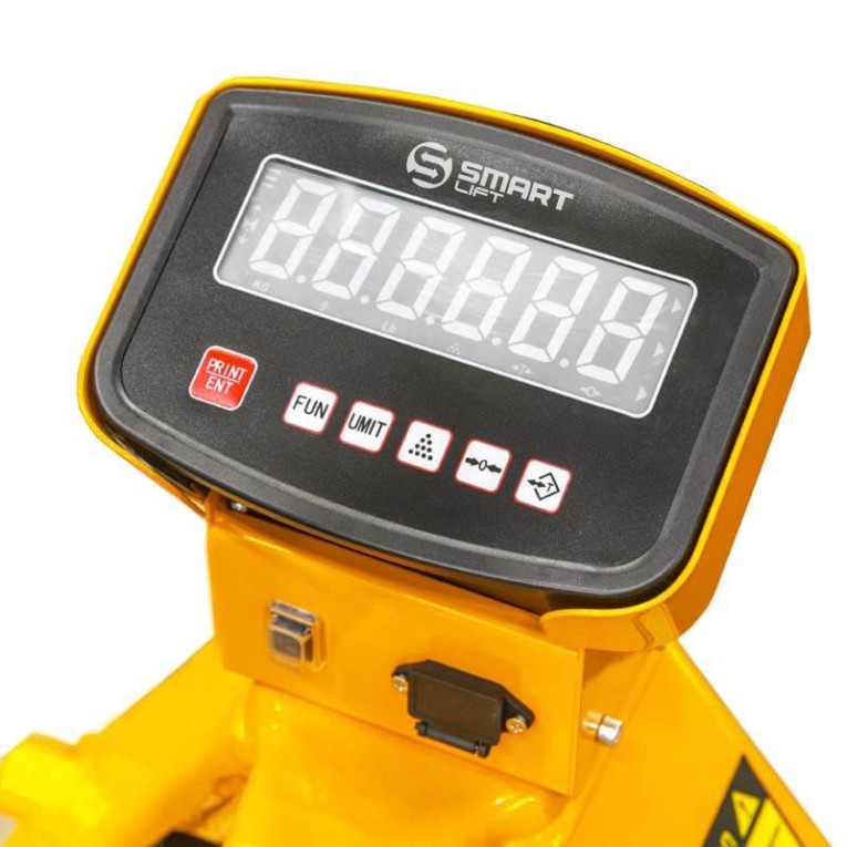 Гидравлическая тележка с весами BFC25 (г/п 2500 кг, вилы 1150x570 мм, RDP) SMARTLIFT (SMART) купить в Североморске Гидравлическая тележка с весами BFC25 (г/п 2500 кг, вилы 1150x570 мм, RDP) SMARTLIFT (SMART) купить в Североморске