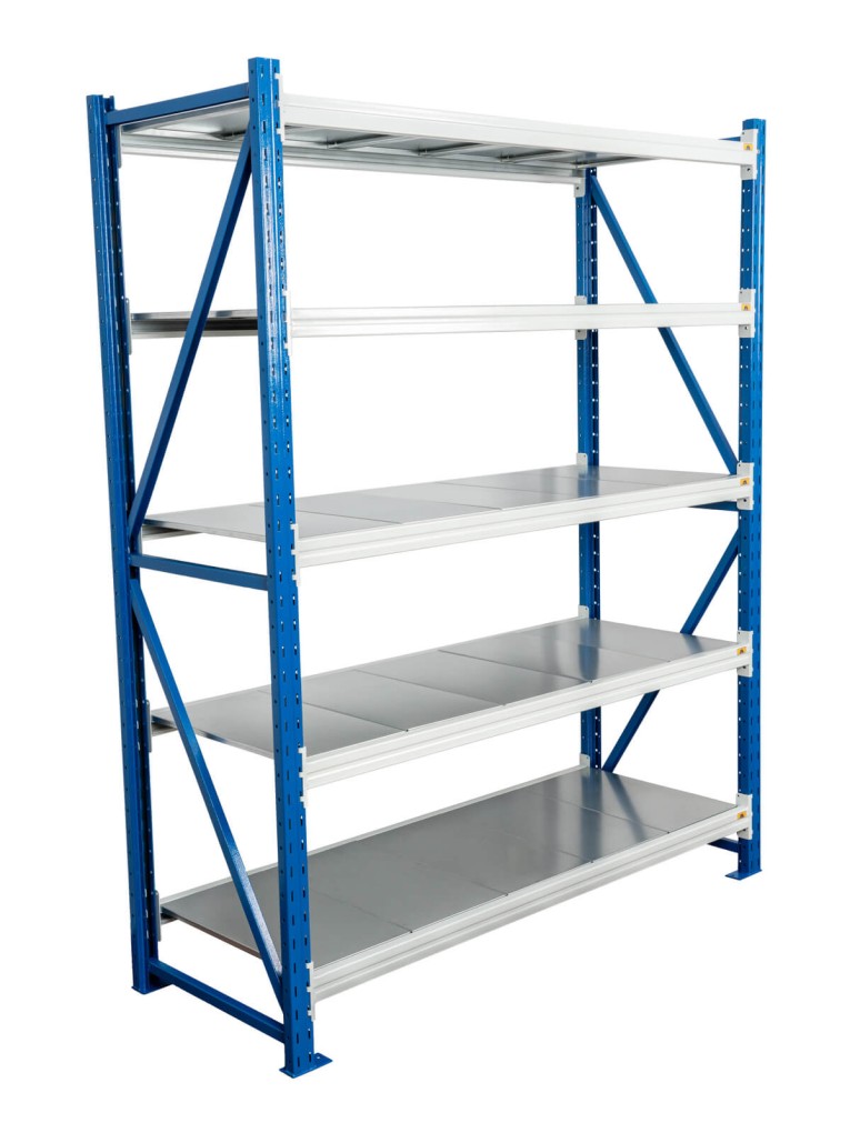 Стеллаж стационарный БиКом СТ-4 300x120x40 5 полок купить в Североморске Стеллаж стационарный БиКом СТ-4 300x120x40 5 полок купить в Североморске