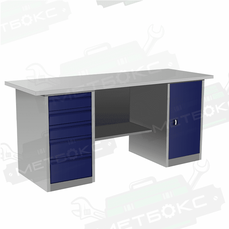 Верстак с тумбой и драйвером ВП-4Т/1,9 купить в Североморске Верстак с тумбой и драйвером ВП-4Т/1,9 купить в Североморске