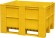 BoxPallet 1200х1000х740 мм сплошной желтый купить в Североморске