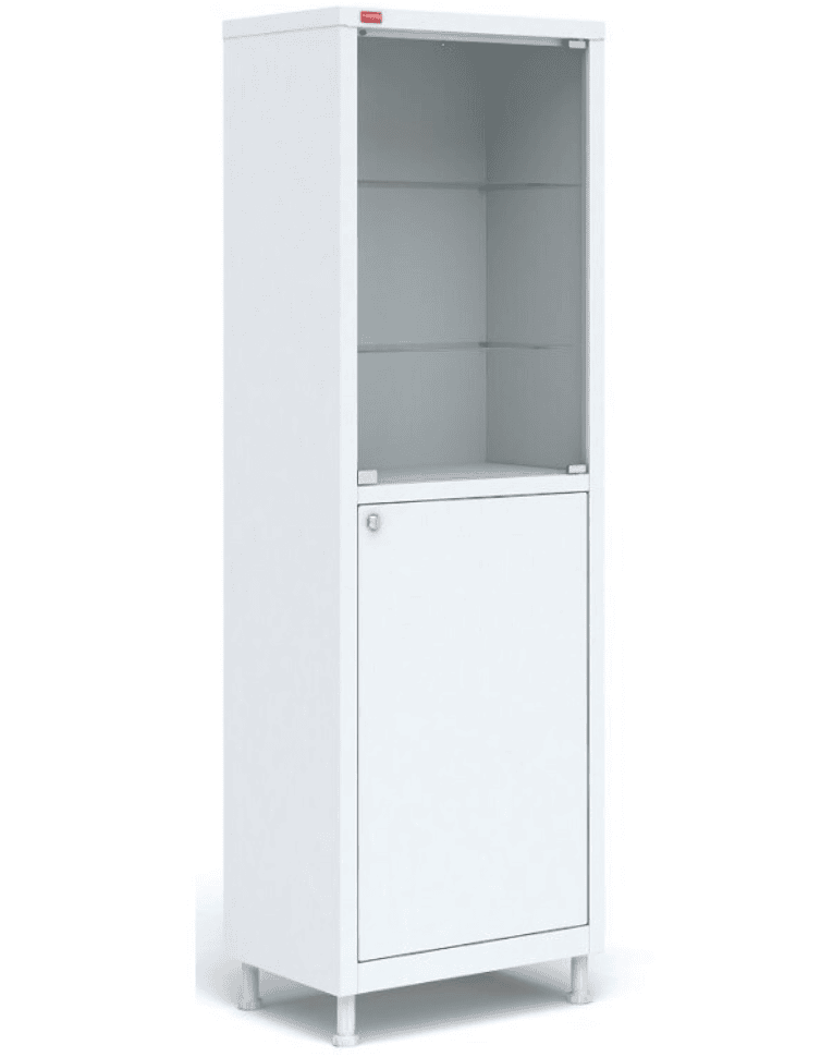 Металлический медицинский шкаф М1 165.50.32 C купить в Североморске