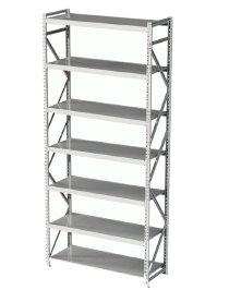 Стеллаж MS Profi 2000х1200х800 7 полок Стеллаж MS Profi 2000х1200х800 7 полок