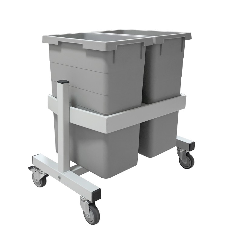 Подкатная подставка держатель для 2-х контейнеров Gresson ПДК-2 купить в Североморске