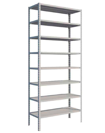 Стеллаж MS Strong 2200х1500х400 8 полок купить в Североморске