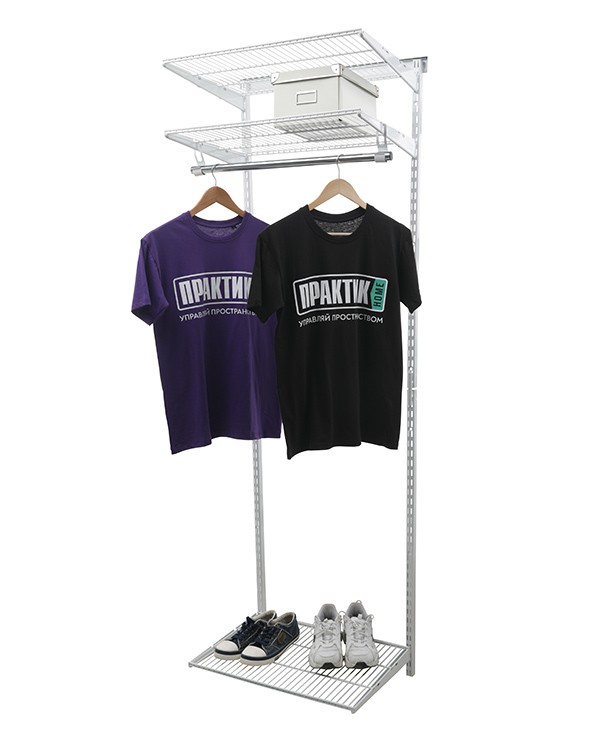 Гардеробная система Практик Home Basic G60 белая купить в Североморске Гардеробная система Практик Home Basic G60 белая купить в Североморске