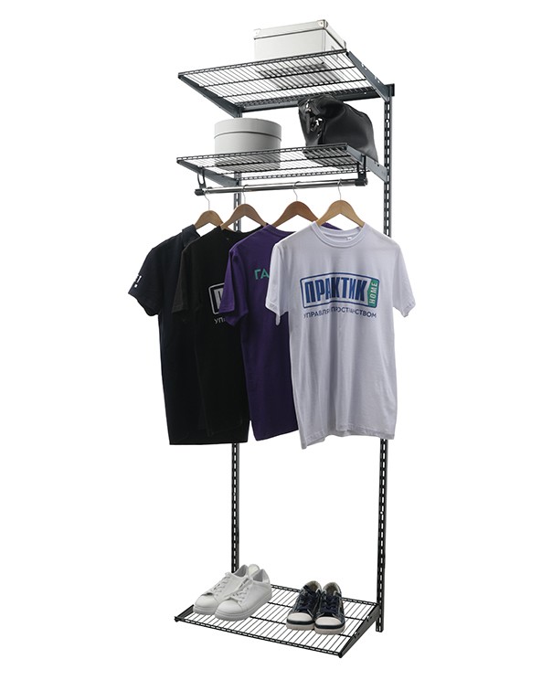 Гардеробная система Практик Home Basic G60 графит купить в Североморске Гардеробная система Практик Home Basic G60 графит купить в Североморске