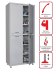 Медицинский шкаф Hilfe МД 2 1780/SS купить в Североморске
