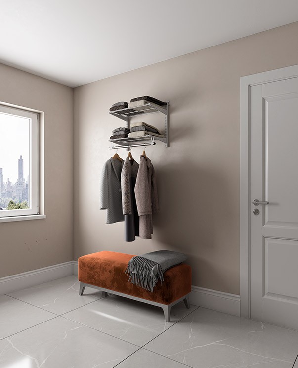 Гардеробная система Практик Home Basic G60S графит купить в Североморске Гардеробная система Практик Home Basic G60S графит купить в Североморске