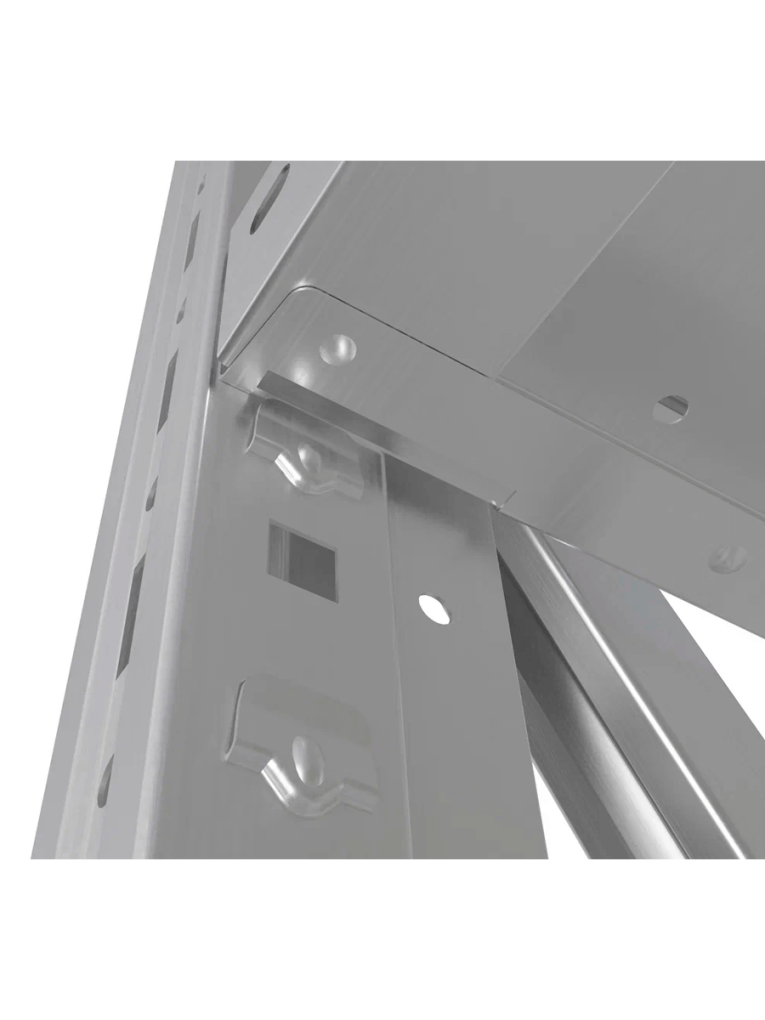 Стеллаж MS U 2000x1500x500 4 полки (150 кг, металл) купить в Североморске