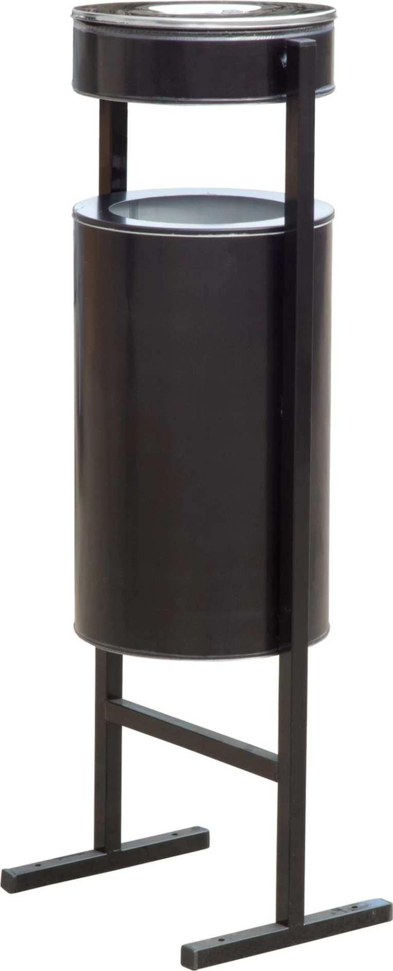 Урна уличная с пепельницей 36 литров черный купить в Североморске