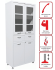 Медицинский шкаф HILFE МД 2 1780 R-1 купить в Североморске