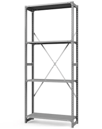 Стеллаж ТСУ 3000x700x600 4 полки (150 кг, металл)