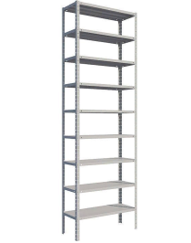 Стеллаж MS Standart 2550х700х500 9 полок Стеллаж MS Standart 2550х700х500 9 полок