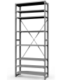 Стеллаж ТСУ 4000x700x300 8 полок (300 кг, перф)