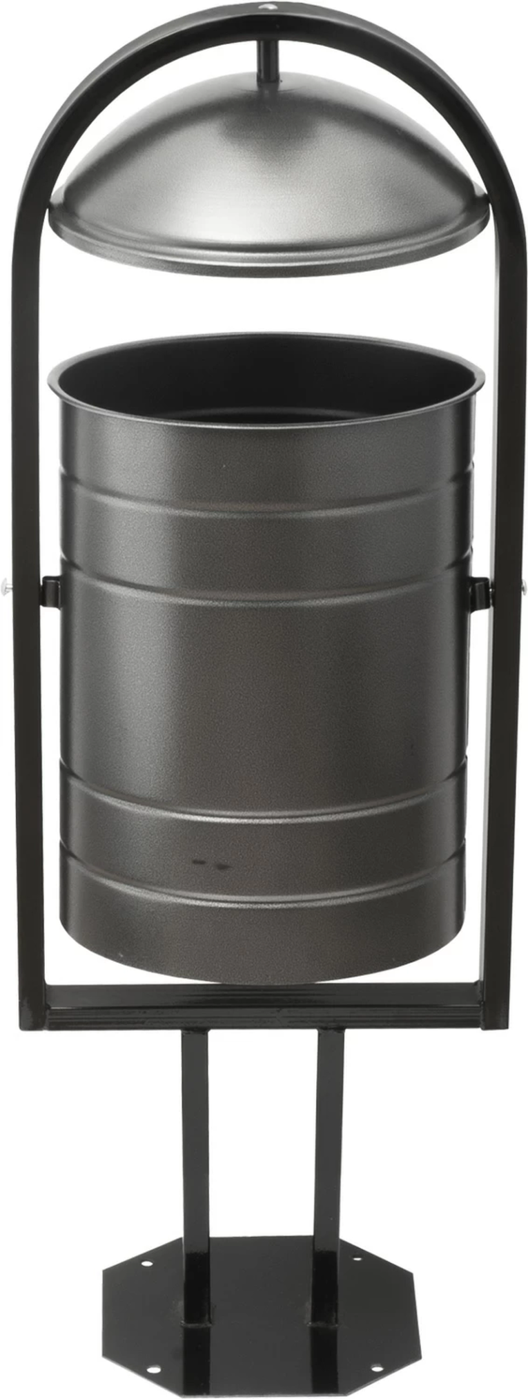 Урна уличная 370х300х1000 серебряная купить в Североморске Урна уличная 370х300х1000 серебряная купить в Североморске