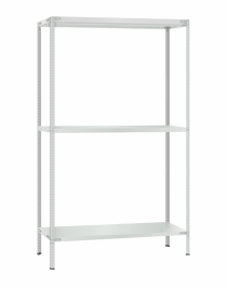 Стеллаж металлический Титан МС-500 2300х1200х600 3 полки Стеллаж металлический Титан МС-500 2300х1200х600 3 полки