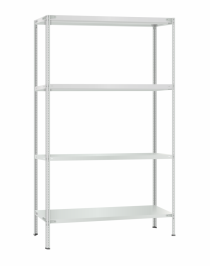 Стеллаж металлический Титан МС-500 2300х1200х600 4 полки Стеллаж металлический Титан МС-500 2300х1200х600 4 полки