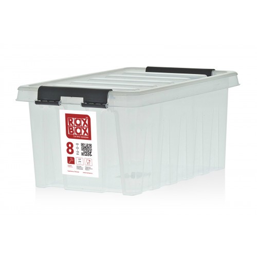 Контейнер Rox Box Original 8 (335х220х155 мм с крышкой и клипсами прозрачный) купить в Североморске Контейнер Rox Box Original 8 (335х220х155 мм с крышкой и клипсами прозрачный) купить в Североморске
