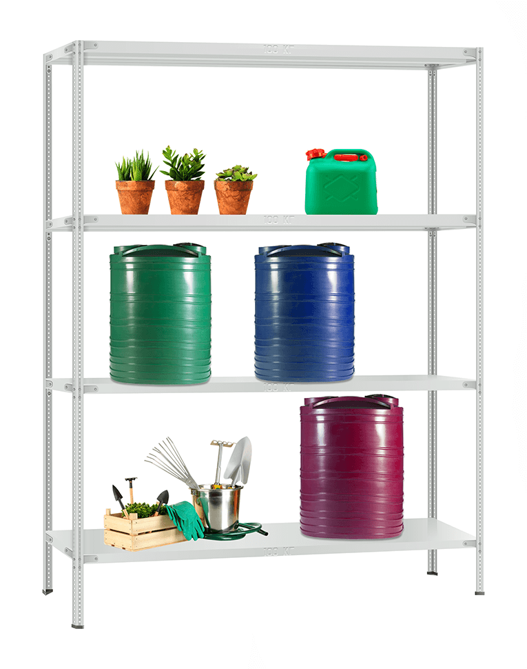 Стеллаж металлический Титан МС-900 2200x1000x400 4 полки купить в Североморске Стеллаж металлический Титан МС-900 2200x1000x400 4 полки купить в Североморске