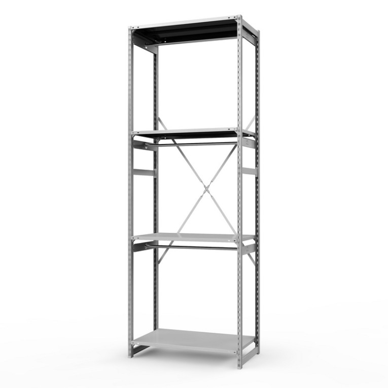 Стеллаж металлический ТСУ Универсал, 3000х1060х500 мм.Штанги: 3шт. Полки: металл 4 шт. купить в Североморске Стеллаж металлический ТСУ Универсал, 3000х1060х500 мм.Штанги: 3шт. Полки: металл 4 шт. купить в Североморске