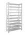 Стеллаж MS U 2000x1200x600 10 полок (350 кг, металл) купить в Североморске