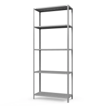 Стеллаж ТС Лайт с перф. полками 1000х1000х500 5 полок