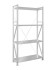 Стеллаж MS U 2000x1200x500 4 полки (400 кг, металл) купить в Североморске