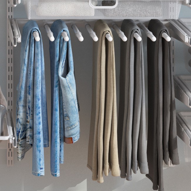 Брючница выдвижная GT-45 белая купить в Североморске Брючница выдвижная GT-45 белая купить в Североморске