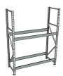 Стеллаж грузовой СГР 2000x2100x400 2 полки (без настила) Стеллаж грузовой СГР 2000x2100x400 2 полки (без настила)