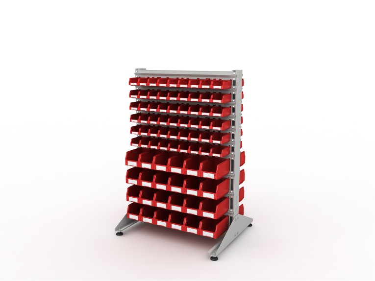 Стеллаж для пластиковых лотков SORTEX двухсторонний 1500x1000x800.04 купить в Североморске Стеллаж для пластиковых лотков SORTEX двухсторонний 1500x1000x800.04 купить в Североморске