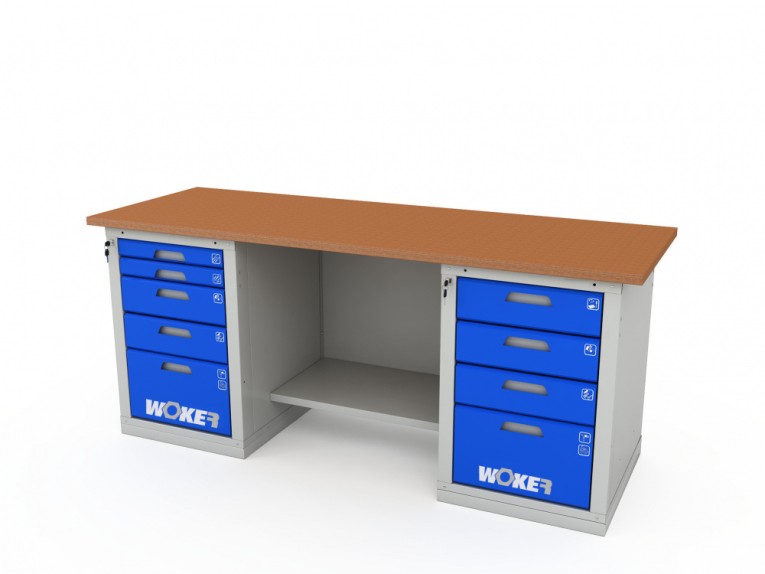 Верстак двухтумбовый WOKER PRO 2504.2000 купить в Североморске