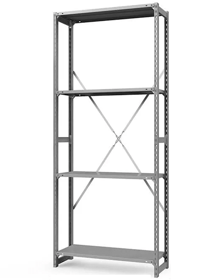 Стеллаж ТСУ 3000x1500x400 4 полки (150 кг, металл) купить в Североморске Стеллаж ТСУ 3000x1500x400 4 полки (150 кг, металл) купить в Североморске