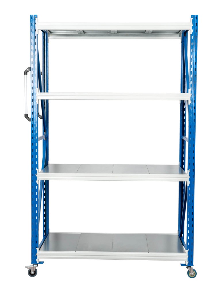 Стеллаж мобильный БиКом СТ-4 250x90x40 4 полки купить в Североморске