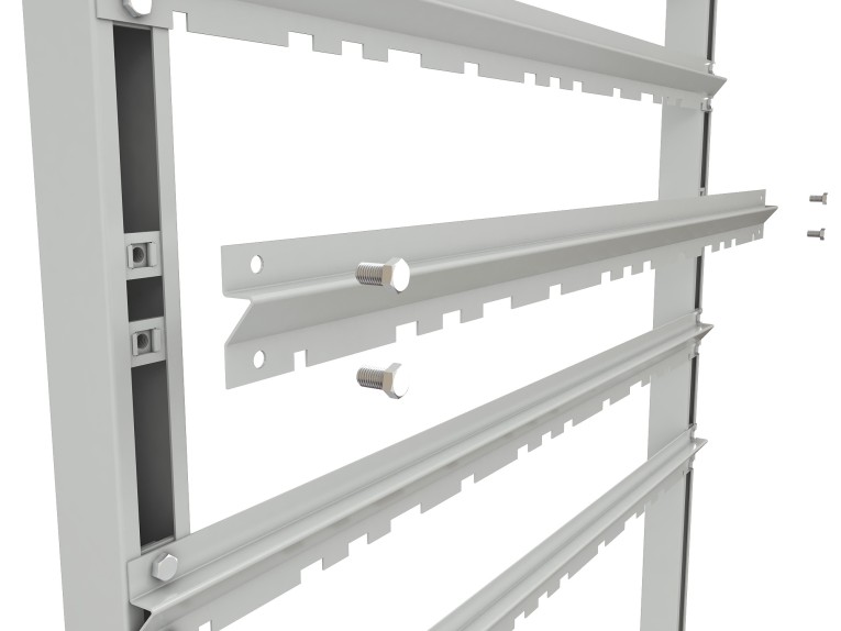 Стеллаж для пластиковых лотков SORTEX двухсторонний 1800x1000x800.06 купить в Североморске Стеллаж для пластиковых лотков SORTEX двухсторонний 1800x1000x800.06 купить в Североморске