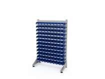 Стеллаж для пластиковых лотков SORTEX односторонний 1500x1000x450.01 Стеллаж для пластиковых лотков SORTEX односторонний 1500x1000x450.01