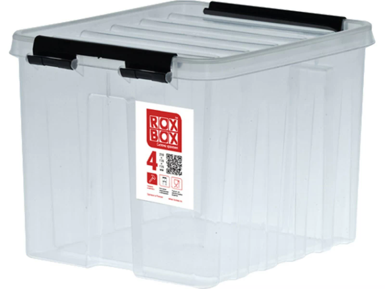 Контейнер Rox Box Original 4 (210х170х175 мм с крышкой и клипсами прозрачный) купить в Североморске Контейнер Rox Box Original 4 (210х170х175 мм с крышкой и клипсами прозрачный) купить в Североморске