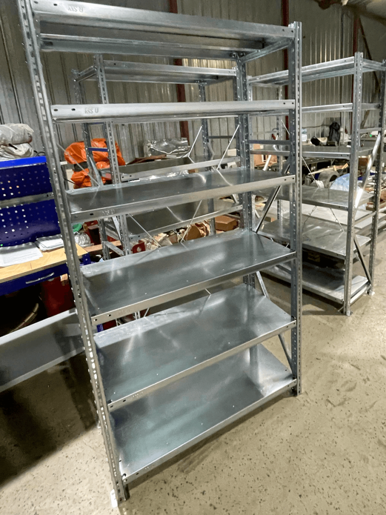 Стеллаж MS U 2500x700x1000 9 полок (300 кг, металл) купить в Североморске Стеллаж MS U 2500x700x1000 9 полок (300 кг, металл) купить в Североморске