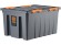 Контейнер особопрочный Rox Box PRO 120 (740х565х400 мм с крышкой и клипсами, на роликах, антрацит) купить в Североморске