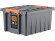 Контейнер особопрочный Rox Box PRO 36 (500х390х250 мм с крышкой и клипсами, антрацит) купить в Североморске