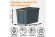 Контейнер особопрочный Rox Box PRO 70 (589х396х355 мм с крышкой и клипсами, на роликах, антрацит) купить в Североморске