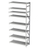 Дополнительная секция MS Profi 2500x1800x400 8 полок