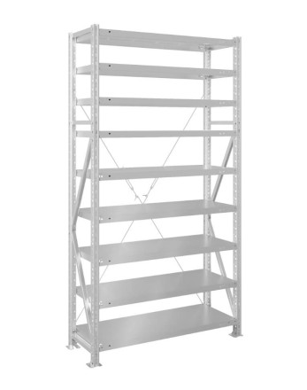 Стеллаж MS U 2000x1500x400 9 полок (200 кг, металл) купить в Североморске