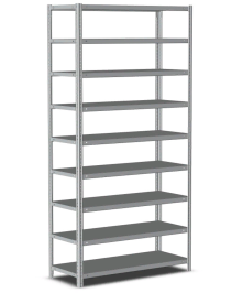 Стеллаж металлический Титан МС-500 1800х1200х300 9 полок