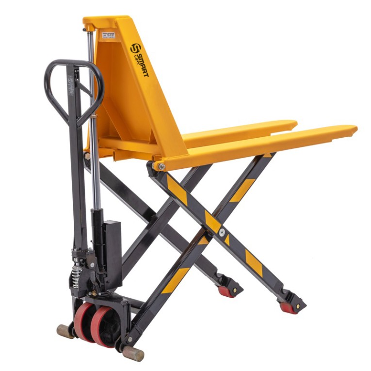 Гидравлическая тележка (рохля) SD-HL (HLT15, г/п 1500 кг, вилы 1150x550 мм, высокоподъемная 800 мм) SMARTLIFT (SMART) купить в Североморске