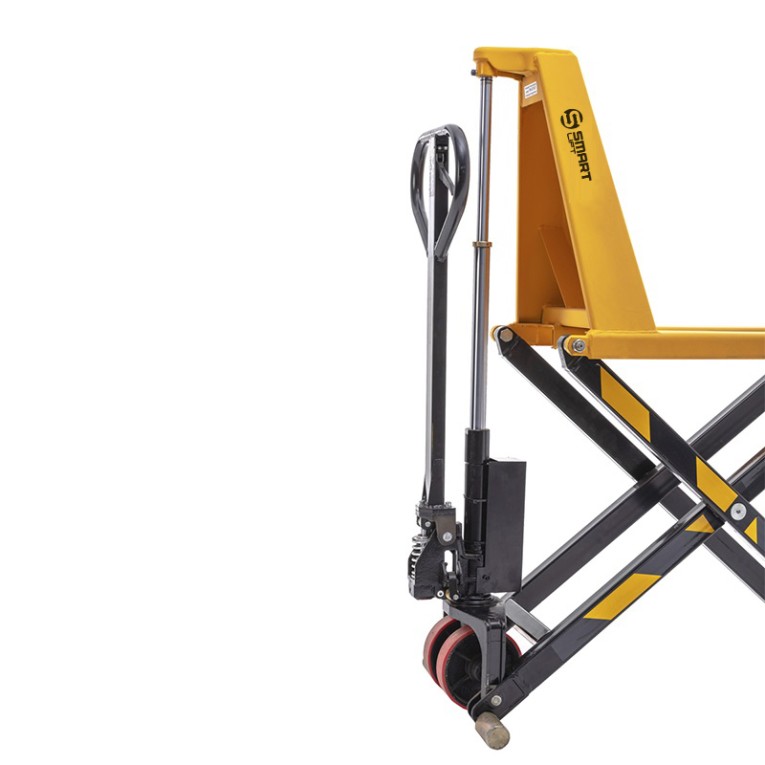 Гидравлическая тележка (рохля) SD-HL (HLT15, г/п 1500 кг, вилы 1150x550 мм, высокоподъемная 800 мм) SMARTLIFT (SMART) купить в Североморске