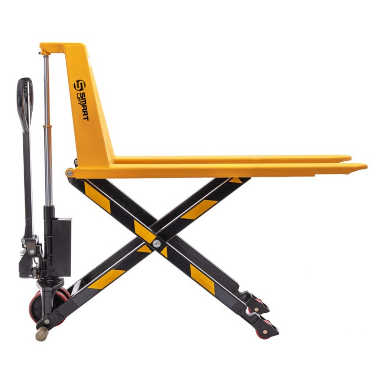 Гидравлическая тележка (рохля) SD-HL (HLT15, г/п 1500 кг, вилы 1150x550 мм, высокоподъемная 800 мм) SMARTLIFT (SMART) купить в Североморске