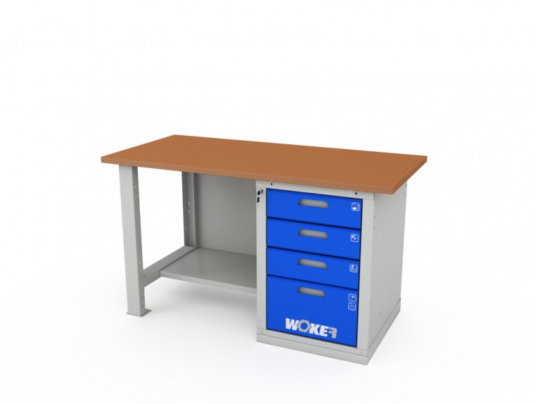 Верстак однотумбовый WOKER PRO 1004.1500 купить в Североморске